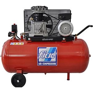 Fiac Compressore Carrellato AB 50/268 - 50 Litri, 2.0 HP, 250 L/min, Uso Professionale