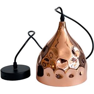 V-TAC Portalampada Pendente E27 in Metallo Oro Rosé 150mm - Design Elegante e Stile Vintage