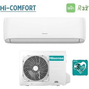 CLIMATIZZATORE MONO 12000 DC INVERTER A++A+ GAS R-32 HISENSE HI COMFORT WI FI INCLUSO + SMART VOICE CONTROL NUOVA LINEA 2025 U.I. CF35MR0BG U.E. AS35MR0BW PRONTA CONSEGNA
