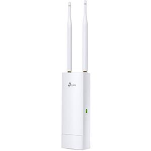 TP-Link EAP110-Outdoor Access Point 2 * 2 MIMO, Wireless Indoor/Outdoor N300Mbps, IP65, PoE 802.3af/at o Passive PoE, Tecnologia Omada Mesh, Copertura a 200m, Gestione Centralizzata
