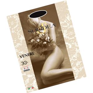 SOLIDEA Venere 30 Collant Bronzo 4XL/XL - 30 denari, compressione graduata 8/11 mmHg, morbido elastico e tassello igienico