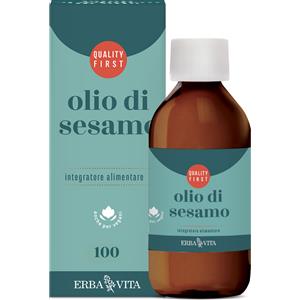 Erba Vita Olio di Sesamo 100 ml - Spremitura a Freddo, Ricco di Nutrienti Essenziali
