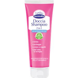 Euphidra AmidoMio Doccia Shampoo 2 in 1 Extra Delicato per Corpo e Capelli - 250 ml, Ideale per Pelli Sensibili