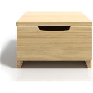 Skandica Comodino in legno massiccio di Pino - Spectrum (Comodino colore Naturale 35x40x25)