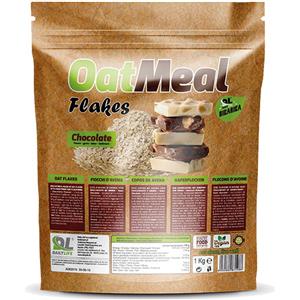 DAILY LIFE Fiocchi d'Avena al Cioccolato - 1kg, Ricchi di Proteine e Fibre per Colazione e Dolci