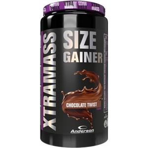 Anderson XtraMass 1100 gr - Integratore Gainer con Proteine, Creatina e Vitamine al Gusto Cioccolato