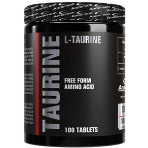 Anderson Taurine 100 Compresse - Integratore di Taurina 1000 mg per Supporto Sportivo