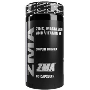 Anderson ZMA 60 cpr - Integratore con Zinco Monometionina, Magnesio e Vitamina B6