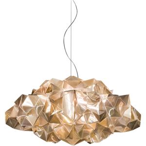SLAMP Drusa Lampada a Sospensione E27 - 4 Luci in Lentiflex® Ecologico con Fissaggio Magnetico