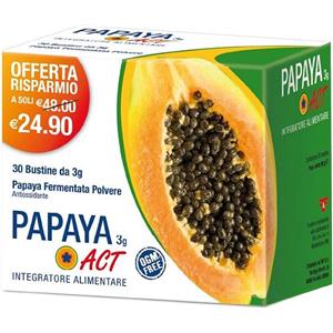 Linea Act Papaya Act 3 g Integratore Alimentare 30 Bustine