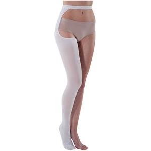 Solidea Monocollant Anti-Thrombo CCL.1 Bianco Taglia ML - Compressione Graduata 18-21 mmHg