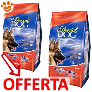 Monge Special Dog Agnello e Riso - Offerta [PREZZO A CONFEZIONE] Quantità Minima 2, Sacco Da 15 Kg