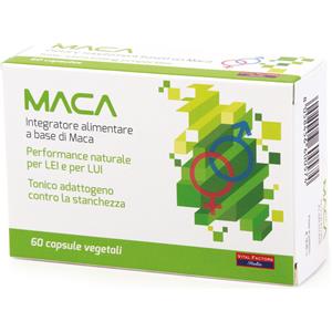 VITAL FACTORS Maca 60 Capsule - Integratore Energetico per Resistenza e Benessere