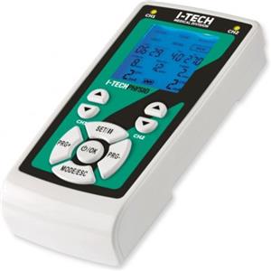 I-TECH Physio Elettrostimolatore Professionale a 2 Canali con 99 Programmi per Terapia del Dolore, Riabilitazione e Estetica