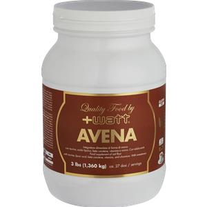WATT Avena Quality Food Nocciola 1360g - Integratore con Taurina, Acido Lipoico e Vitamine, Gluten Free