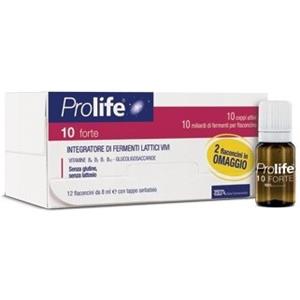 ZETA FARMACEUTICI SPA Prolife 10 Miliardi Forte 12 Flaconcini da 8 ml * Fermenti Lattici