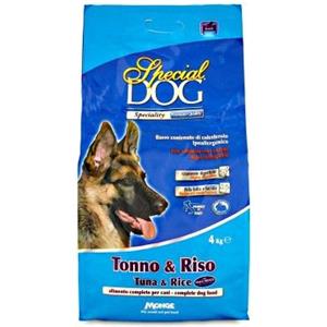 Monge Special Dog Tonno e Riso - Alimento Secco Completo per Cani Adulti, Sacco da 4 kg