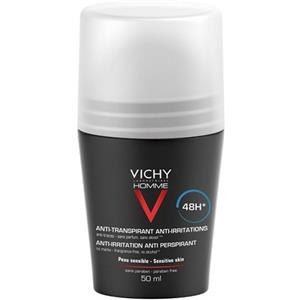 VICHY (L'OREAL ITALIA SPA) Vichy Homme Deo Deodorante Uomo Roll On Anti Traspirante per Pelle Sensibile 48h 50ml