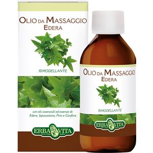 Erba Vita Olio da Massaggio Edera 250ml - Snellente, Tonificante e Idratante