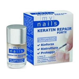 My Nails Keratin Repair Forte - Rinforzante per Unghie Fragili con Cheratina e Ossigeno, 10 ml