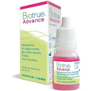 Bausch & Lomb Biotrue - Soluzione idratante 10 ml con sodio ialuronato 0,15% per occhi secchi e irritati