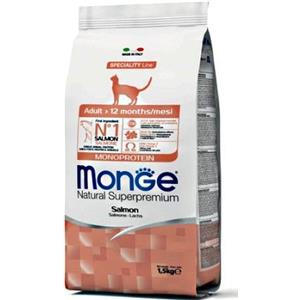 MONGE GATTO CROCCHETTA ADULTO MONOPROTEICO SALMONE 1,5 KG