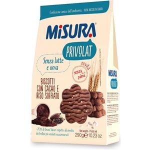 COLUSSI SpA MISURA Biscotti Cacao Riso Soffiato 290g