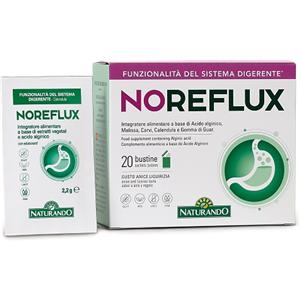 NATURANDO Srl Naturando NoReflux Integratore Digestivo - 20 Bustine Gusto Anice Liquirizia