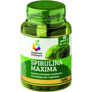 OPTIMA NATURALS Srl Colours Of Life - Spirulina Maxima 60 Compresse 1000 mg - Integratore Spirulina per Ricostituire e Sostenere l'Organismo