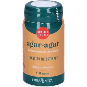 Erba Vita Agar Agar 60 Capsule 500 mg - Integratore per Benessere Digestivo e Regolarità Intestinale