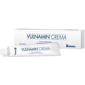 Vulnamin Crema Coadiuvante Cicatrizzante 50 g - Ideale per Ferite Ulcerose e Piaghe da Decubito