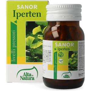 ALTA NATURA-INALME Srl Sanor Iperten 50 Opercoli 500mg - Integratore Alimentare per la Pressione Arteriosa e Circolazione Sanguigna