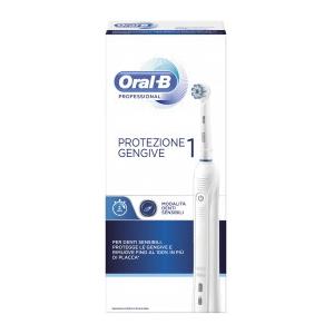 Oral-B Power Pro 1 Spazzolino Elettrico per Denti e Gengive Sensibili con Protezione Gengive