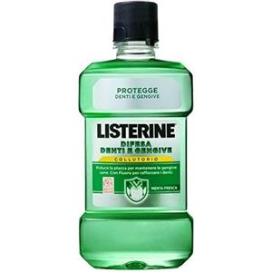 Listerine Collutorio Difesa Denti e Gengive 500 ml - Protezione Completa, Tripla Azione, Denti più Forti e Gengive più Sane