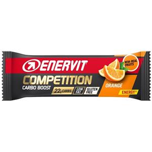 Enervit Power Sport Competition Barretta Energetica Gusto Arancia 30g - Alta Percentuale di Carboidrati e Basso Contenuto di Grassi