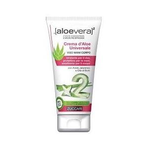 Zuccari Aloevera2 Crema Aloe Universale 75ml - Idratazione Naturale per Viso, Mani e Corpo