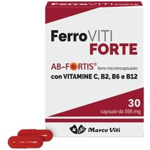 MARCO VITI FARMACEUTICI SPA Marco Viti FerroViti Forte 30 Capsule da 595mg