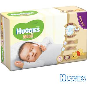 KIMBERLY CLARK ITALIA Bebè Huggies 28 Pannolini Extra Care Taglia 1