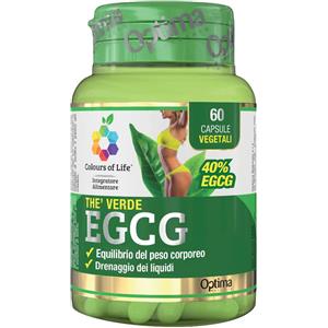 OPTIMA NATURALS Srl Optima Naturals Colours Of Life Thè Verde EGCG, 60 Capsule