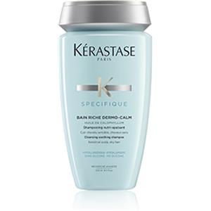 Kérastase Bain Riche Dermo-Calm 250 ml - Shampoo Lenitivo e Nutriente per Cuoio Capelluto Sensibile e Capelli Secchi