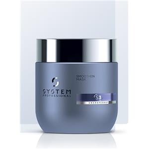 Wella System Professional Smoothen Mask 200 ml - Maschera per capelli ribelli e ricci, effetto anticrespo e morbidezza