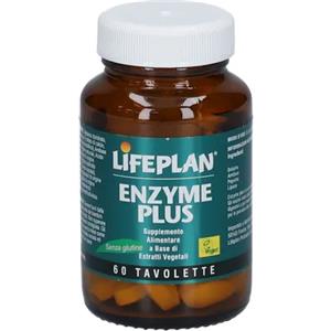 LIFEPLAN PRODUCTS Ltd Lifeplan Enzyme Plus 60 Tavolette - Integratore di enzimi vegetali