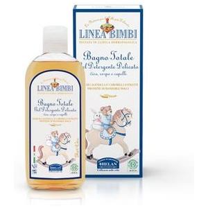 Helan Bimbi Bio Bagno Totale 250ml - Gel Detergente Delicato per Viso, Corpo e Capelli con Mandorle, Calendula e Camomilla