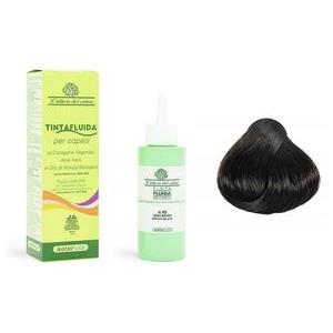 Naturlab L'Albero del Colore Tinta Fluida 10 Nero Bruno - 75 ml con Estratti d'Erbe e Aloe Vera