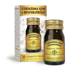 Giorgini Dr. Martino Servis Dr. Giorgini Coenzima Q10 + Resveratrolo 60 Pastiglie Da 500 Mg