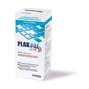Polifarma Plakout Active Collutorio Clorexidina 0,12% - Trattamento Antiplacca Prolungato 200 ml