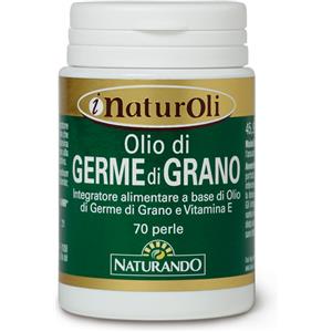 NATURANDO Srl Naturando Olio di Germe di Grano - Integratore per il Metabolismo dei Lipidi - Flacone da 70 perle