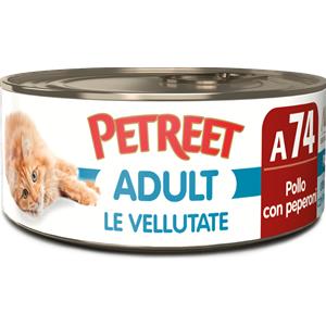 PETREET ADULT VELLUTATE POLLO PEPERONI A74 GR.70