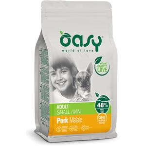 Oasy Crocchette Monoproteiche al Maiale per Cani Adulto di Taglia Piccola - 2,5 kg