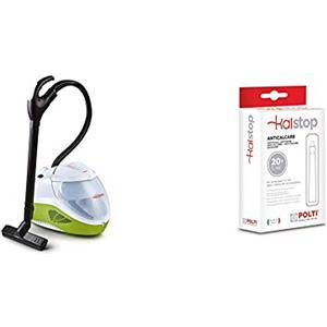 Polti Vaporetto Lecoaspira FAV80_Turbo Intelligence, Pulitore a Vapore e Aspirapolvere con Filtro ad Acqua & Kalstop PAEU0094 Anticalcare per Apparecchi a Caldaia